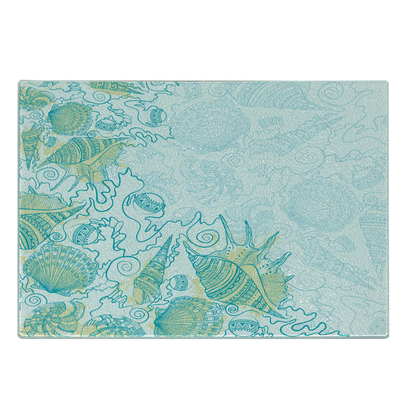 Planche à découper en verre trempé Ambesonne