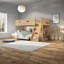 Lits modernes pour économiser de l'espace avec rangement, lit simple / simple TG sur lit double, foyer pour enfants