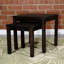 Ensemble de 2 tables gigognes en eucalyptus
