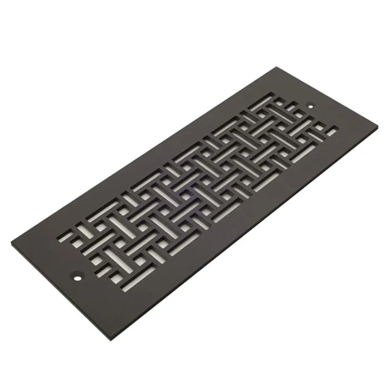 Grilles de couvercle de ventilation Reggio, 4 po x 12 po, Bronze huilé