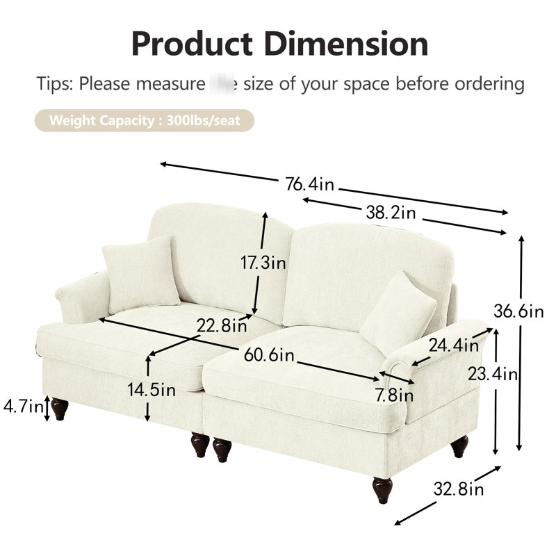 Beige blanc, 3 places, 2 places, conception modulaire classique, accoudoirs évasés, jupes amovibles, pieds fuselés, chenille, canapé à configurations multiples, salon, options de rangement