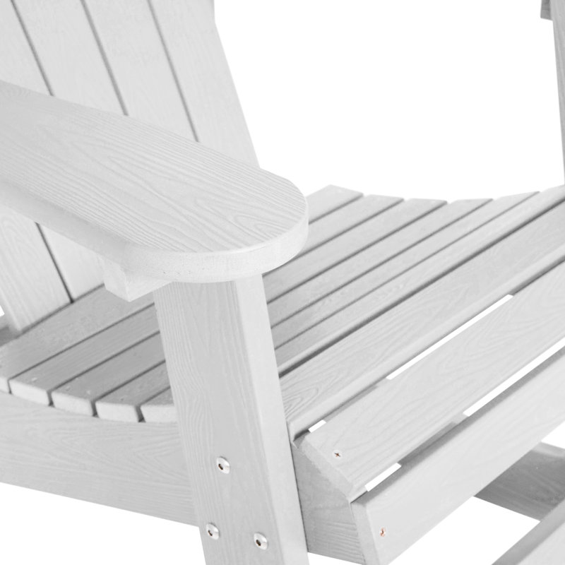 Chaise berçante en plastique, Blanc