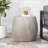 Outdoor/Indoor Lightweight Concrete (MGO) Oval Side Table-557677541