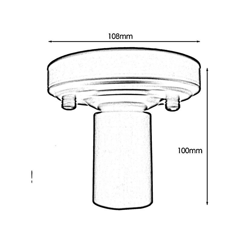 Lentini Flush Mount, Copper