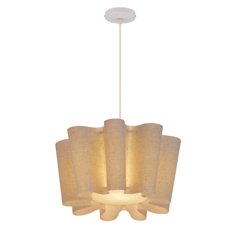 Luminaire suspendu géométrique 1 lumière Hommel, H 36 po x l 20 po x P 20 po