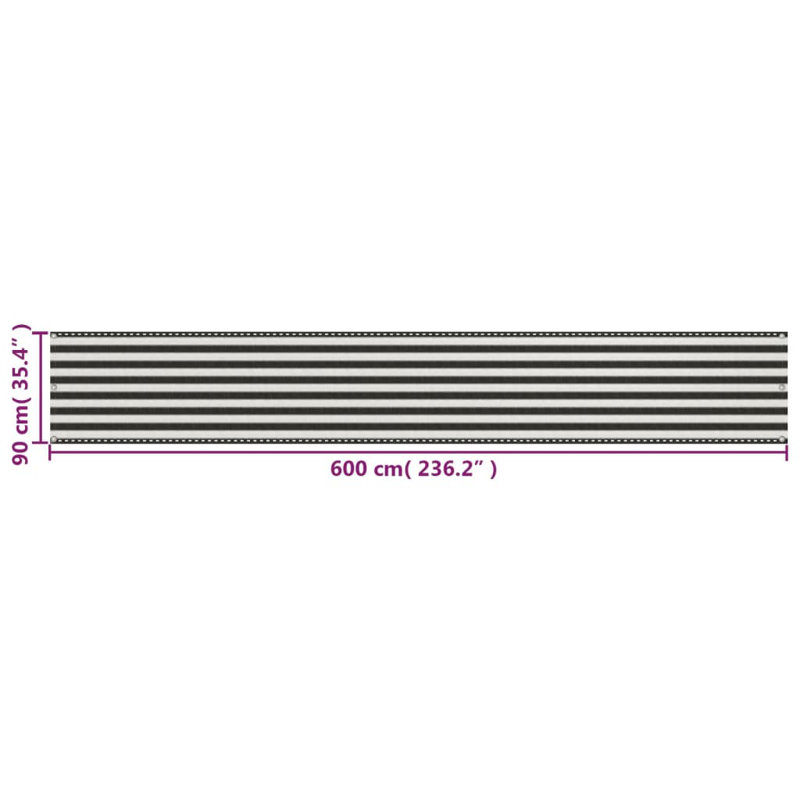 Rickard Privacy Fence, 600cm L x 90cm W