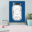 «Pop Art Mason Jar Dark Blue» par Linda Woods, art mural sur toile-631722054