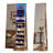 Modern Wood Jewellery Armoire With Rotating Mirror And LED Lights-98972567