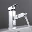 Robinet de salle de bain extractible à un trou