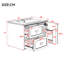 Single Bathroom Vanity with Ceramic Basin-134243241