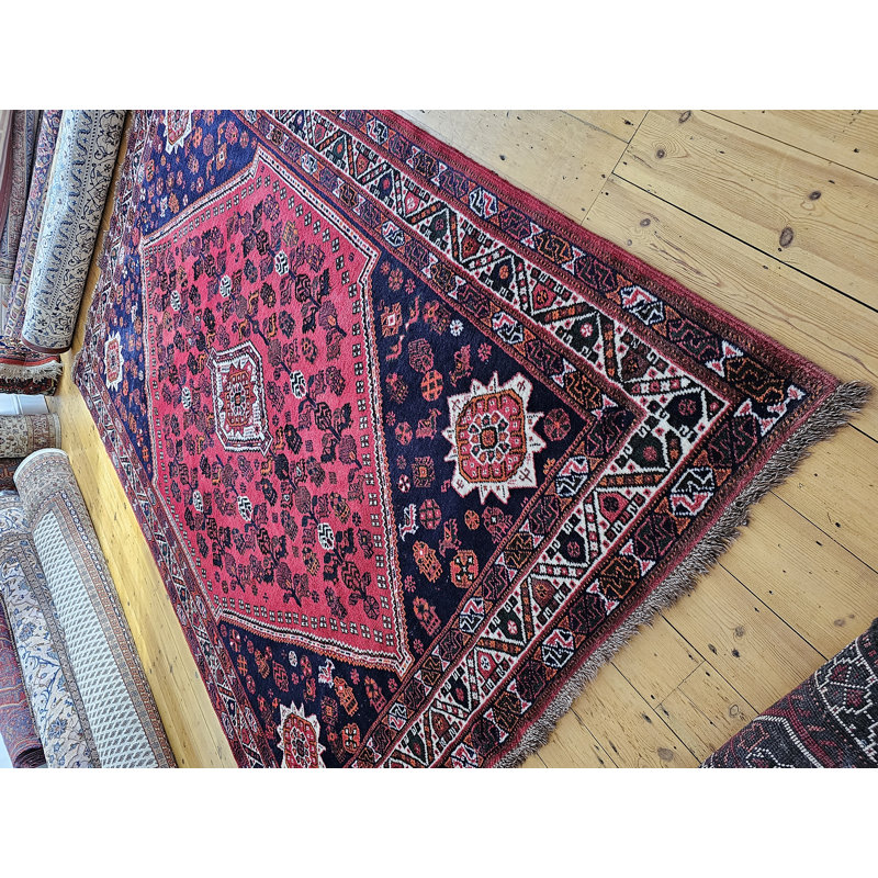 One-of-a-Kind Cathan Red Rug