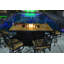 Elba Rectangle Aluminum Propane and Natural Gas Fire Pit Table-553030083-553030084-553550047