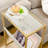 Menezes Gold Bedside Table, Small Side Table, Narrow Bedside Table, End Table, Slim Bedside Table