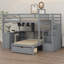 Lit superposé simple au-dessus de simple avec tiroirs Jennison pour enfants-1591108500