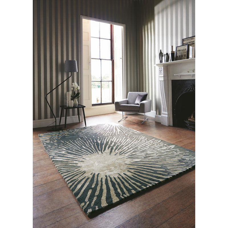 Shore Abstract Area Rug, Rectangle 5'7" x 7'10"