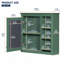 Armoire à pharmacie murale de 76 cm (30 po) avec miroir et 3 tablettes ouvertes, verte-1372190217
