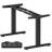 Dual Motor Electric Standing Desk Frame With Memory Controller, Computer Memory Desk Adjustable Table Legs Up To 47.3" For Home Office, Rapid Mount-55610773-55610774