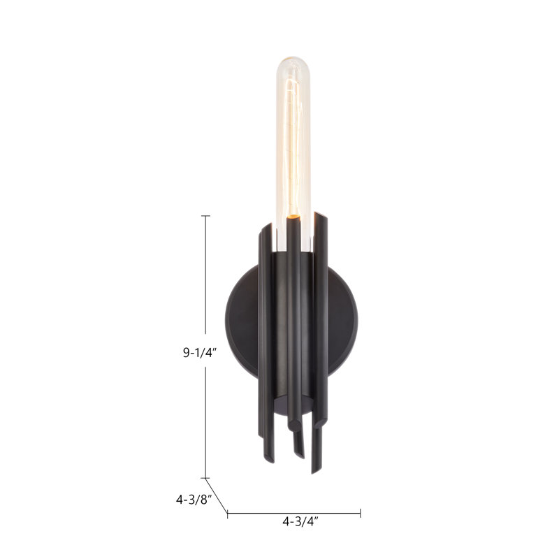 Torres 1 - Light Bath Sconce, Matte Black