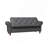 Bed Bench Dark Grey Fabric