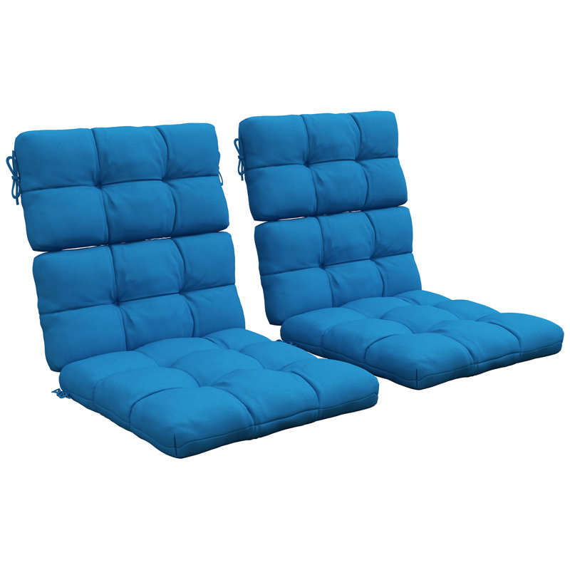 Garden Seat/Back Cushion, Blue