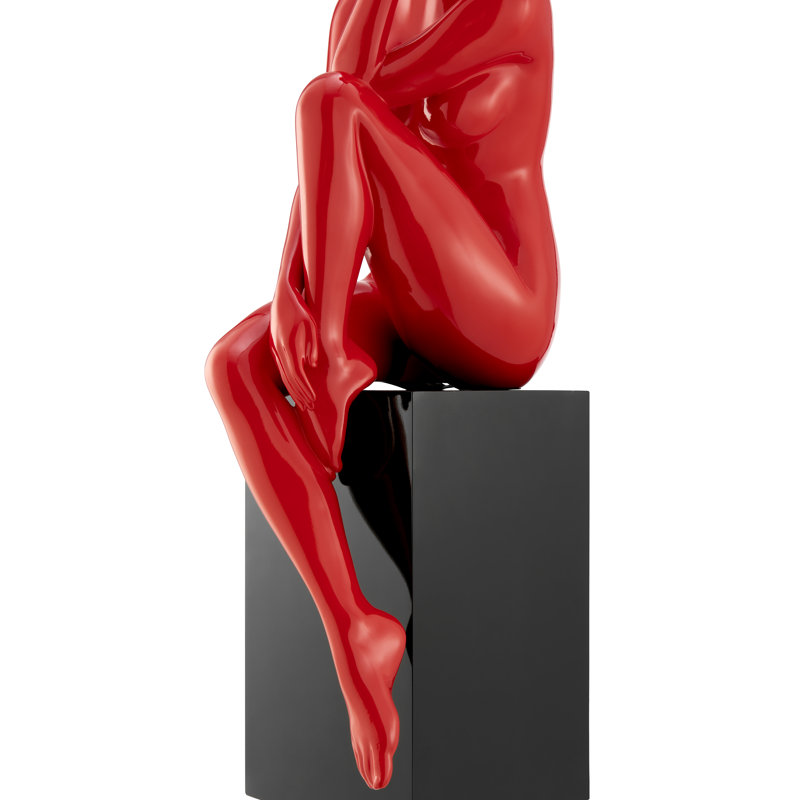 Tahoe Antoinette People Figurines & Sculptures, Glossy Red