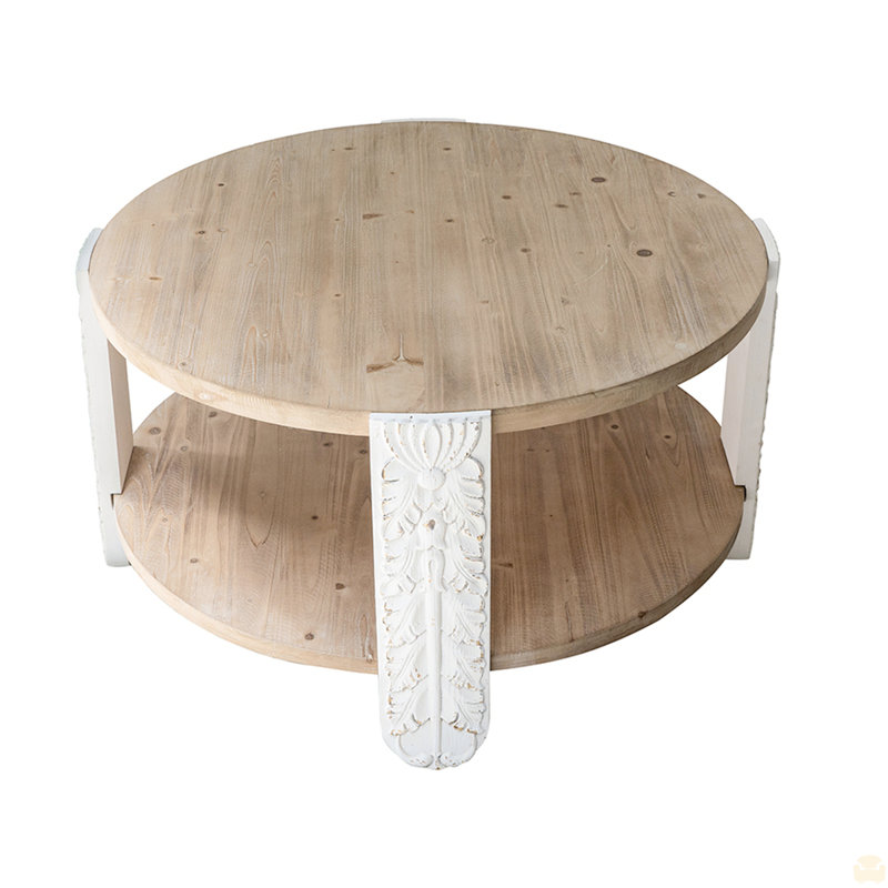 Round Wooden Coffee Table