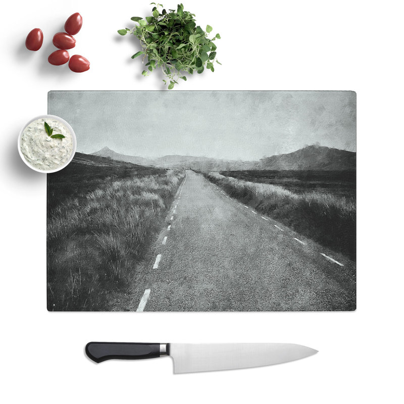 The Open Road Vol.2 Chopping Board, 0.4cm H x 20cm W x 28.5cm L