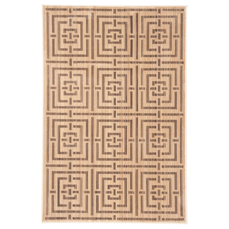 Tapis performance géométrique Sarabia Infinity, Rectangle 4 pi x 6 pi