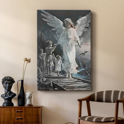 Religieux série CDL III - Toile tendue avec châssis de qualité supérieure - Prêt à être accroché