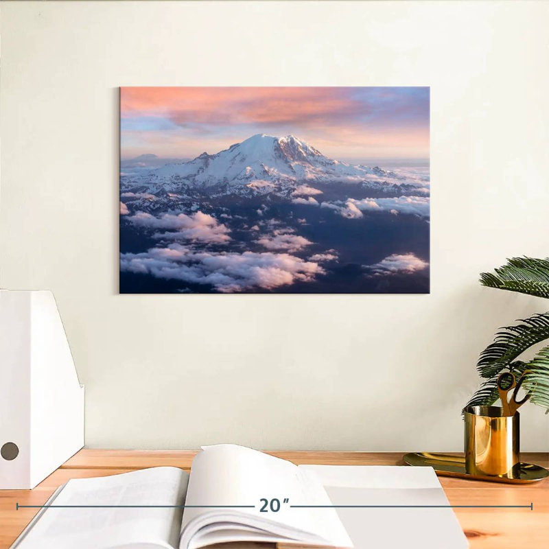 Alvord Mount Rainier, lever du jour, H 8 po x l 12 po