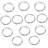 Vivtoria Zinc Shower Curtain Hook-45857672