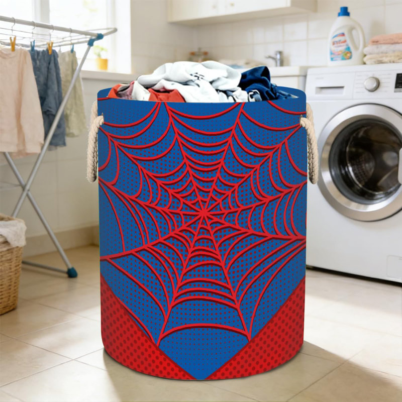 Panier à linge Spider Web, 1 (bleu)