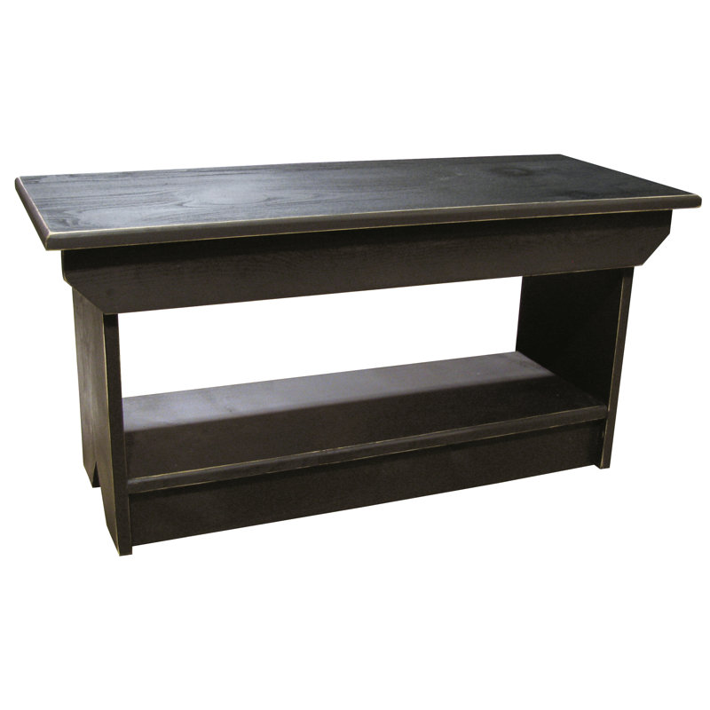 Brexlyn Solid Wood Single Coffee Table, Black