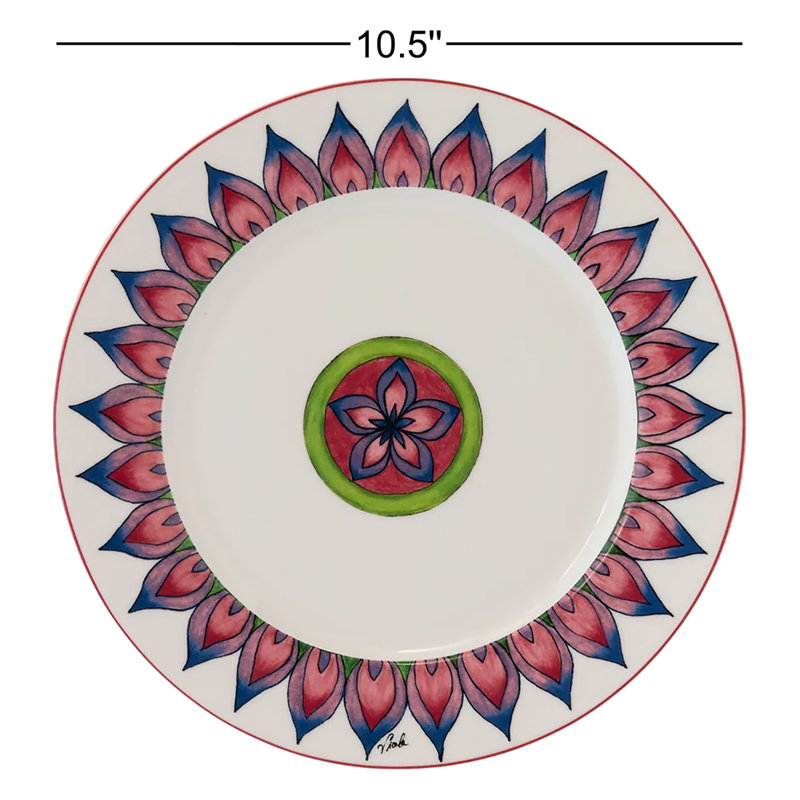 Calypso Porcelain Dinner Plate