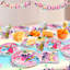 My Little Pony Birthday Party Supplies,96pcs My Little Pony Party Tableware Set
