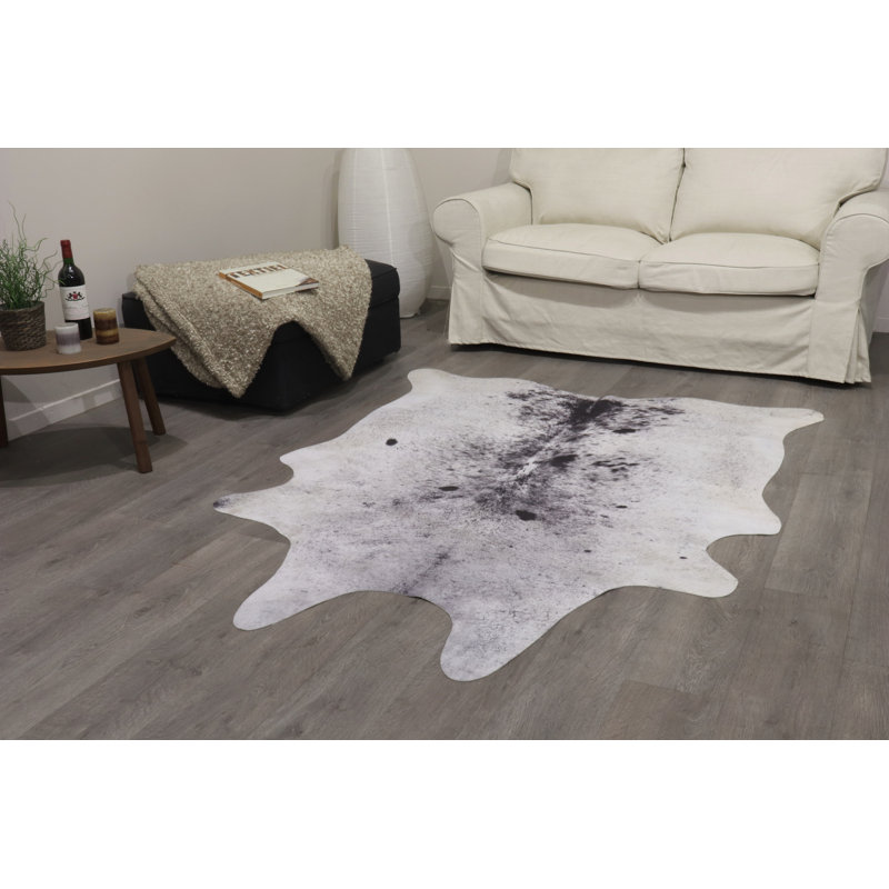 Blountsville Animal Print Cowhide Machine Printed Area Rug, Novelty 155 x 200cm