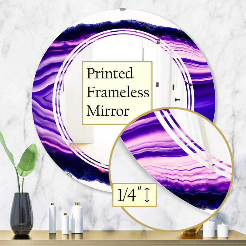 Miroir mural Triple C Geode 4, H 31,5 po x l po