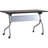 Rectangle Flip Top 23.63'' L Training Table with Casters and Modesty Panel and Cable Management-73574290-21869754-21869753