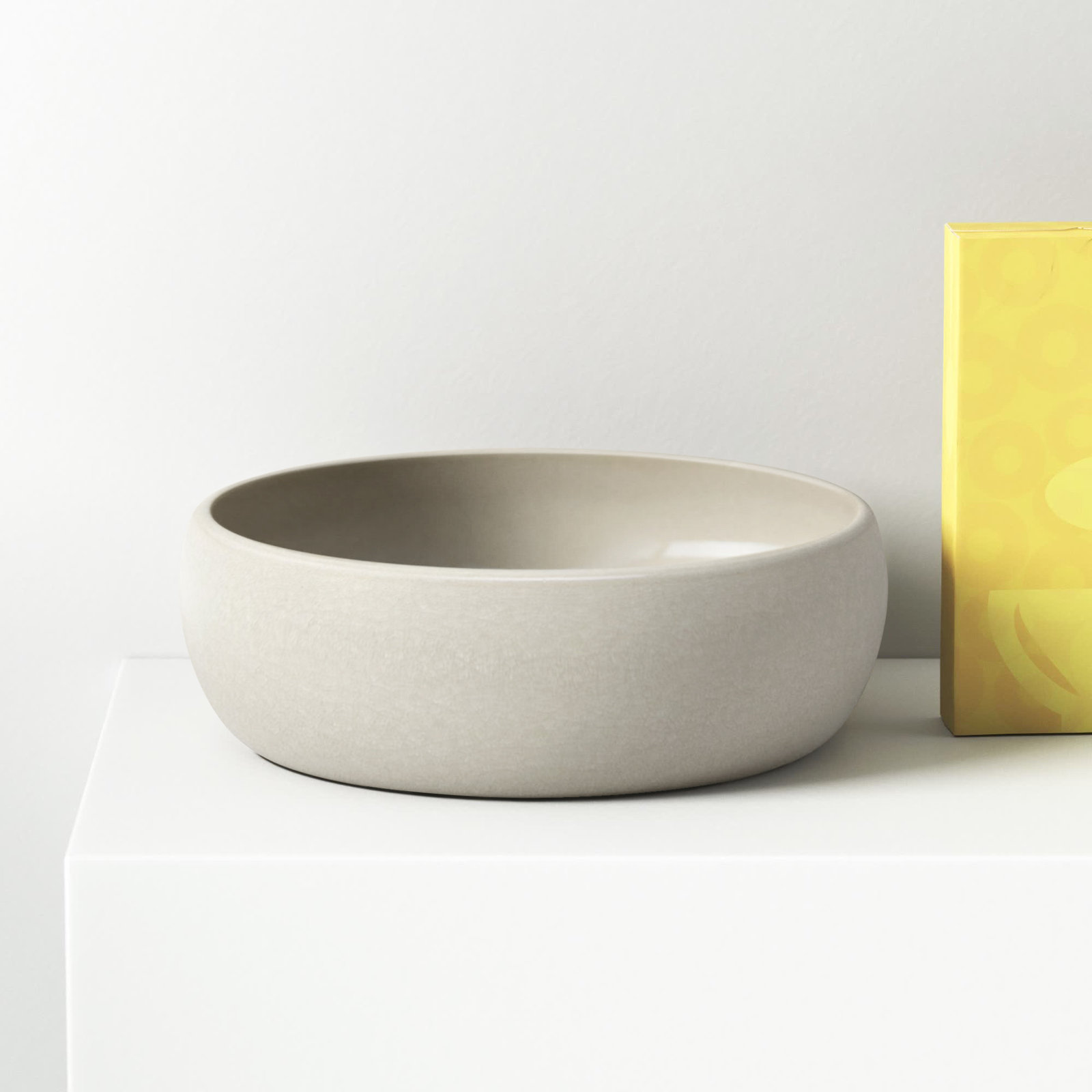 Borgen Stoneware Dessert Bowl, Muslin