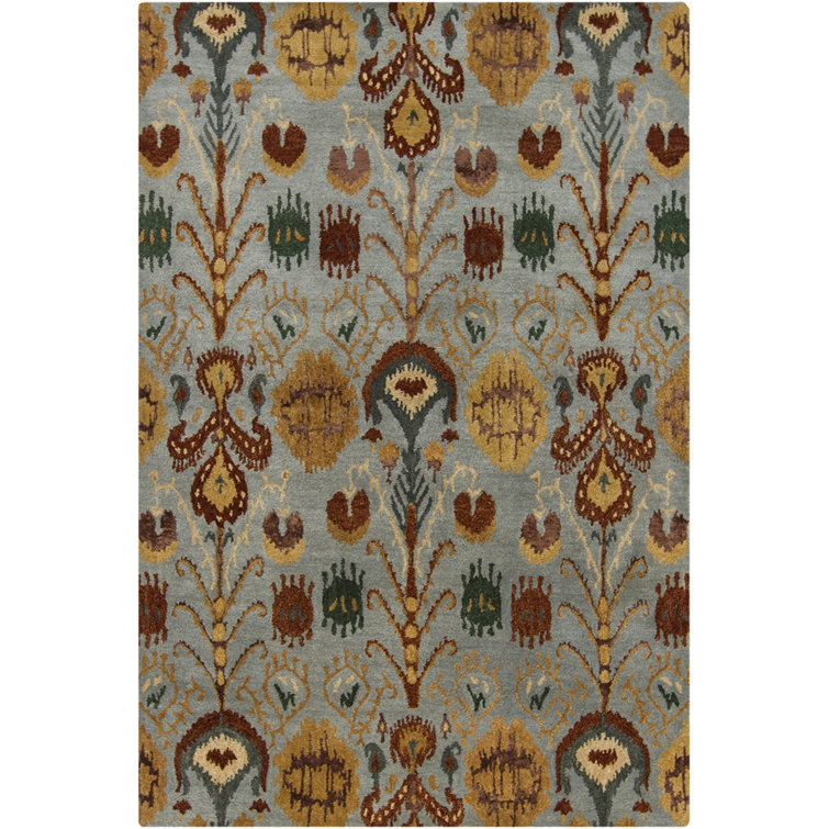 Rupec Wool Abstract Area Rug in Tan
