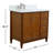 37'' Single Bathroom Vanity with Engineered Stone Top