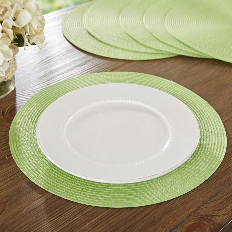 Napperons en polyester, Lime