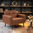38“ Wide  Oversized Upholstered Armchair Accent Chair Modern Design Faux Leather-1188543901