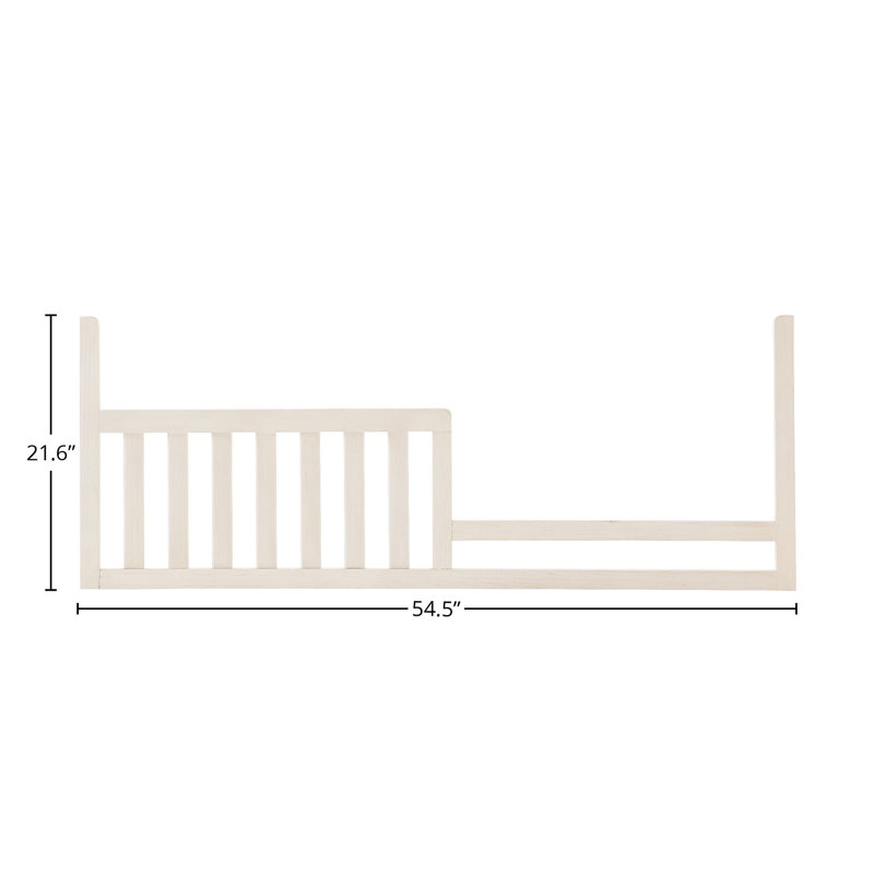 Aceline Toddler Bed Rail, Brushed White