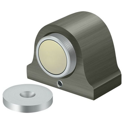 Deltana DSM125U15A Magnetic Dome Stop; Antique Nickel Finish