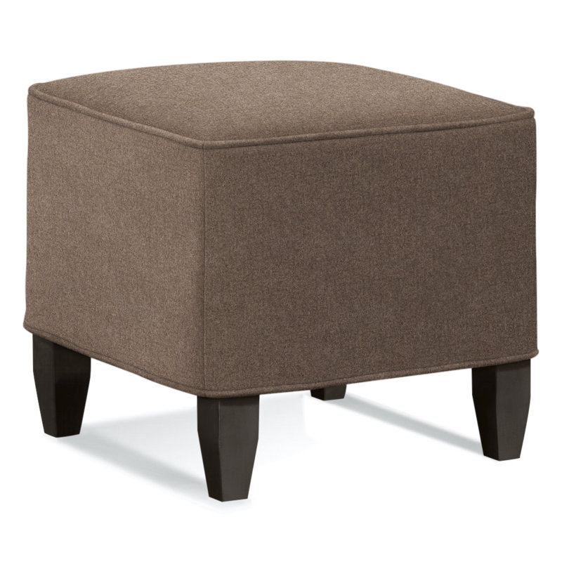 Brooklyn Upholstered Ottoman, Elite Ash 100% Polyester, Pumice