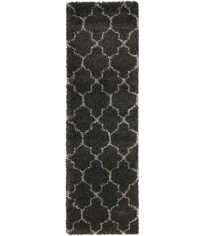 Tapis marocain à poils longs Sigrid, Tapis de couloir 2 pi 2 po x 7 pi 6 po