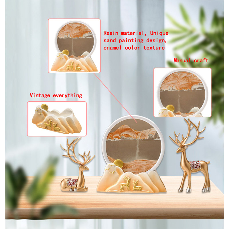 Sculpture Elk Quicksand