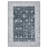 Washable Rug 5x7 Vintage Rug Living Room Rug Black Floral Rug with Non Slip Backing, Retro Oriental Rug, Low Pile Non Shedding Thin Rug, Decorative Accent Rug for Nursery Bedroom-129391064