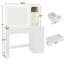 Meuble-lavabo avec table de recharge en verre et station de charge Decalt-121553296